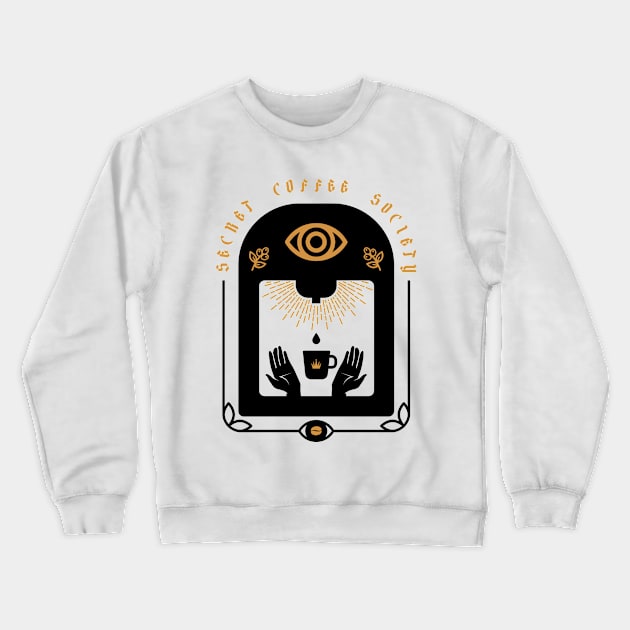 Secret Coffee Society Crewneck Sweatshirt by mateusquandt